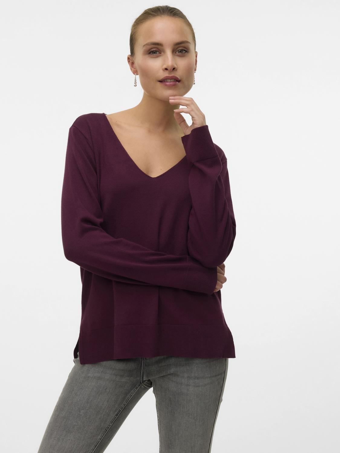 VMSILJE Pullover - Winetasting - VERO MODA & VILA Bergvik